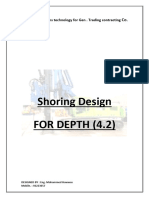 SHORING FOR DEPTH 4.2m