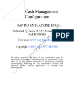 Cash Management Configuration