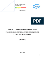 Projet 15 - ProFiSec - Appuis-Promotion-Filieres Prioritaires & Veille Stratégique-Secteur Agricole - Actu