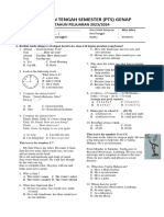 Soal PTS (Genap) B.Inggris Kls 7