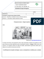 Atividade de Portugues Producao de Texto Artigo de Opiniao Dengue