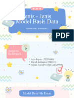 Jenis - Jenis Model Basis Data: Disusun Oleh: Kelompok 1