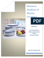 Report On Monno Ceramics