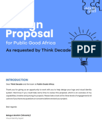 Design Proposal For Public Good Africa