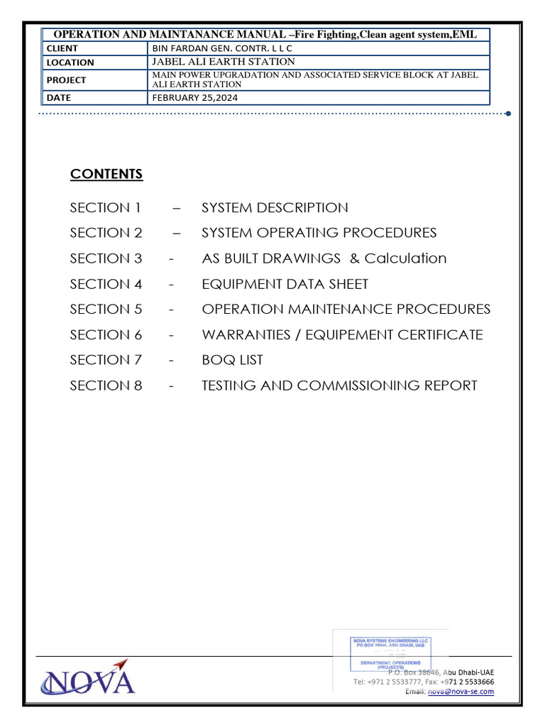 O & M Manual Bifco-06!03!2024 Final 1 | PDF | Sensor