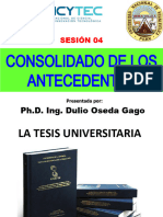 Sesion #04 Consolidado de Los Antecedentes