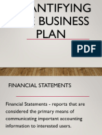 Chap 7 Quantifying The Business Plan