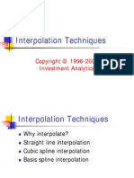 Fixed Income > YCM 2001 - Interpolation Techniques