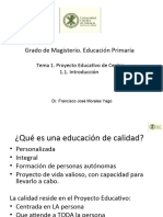 1.1. Proyecto Educativo de Centro. Introducción