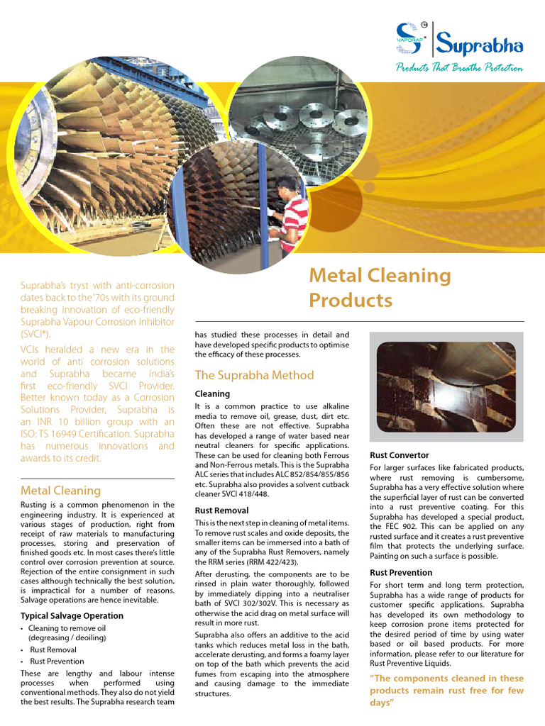Eco-Friendly Anti-Corrosion Solutions | PDF | Rust | Corrosion