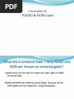 Universality of Nand & Nor