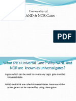 Universality of Nand & Nor