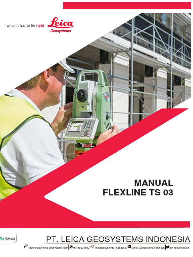 Manual Pengguna Leica TS03 | PDF