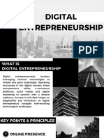 Digital Entrepreneurship: BY: PREM DONGARE (21914) SHLOK SANDRI (21954) Presentation