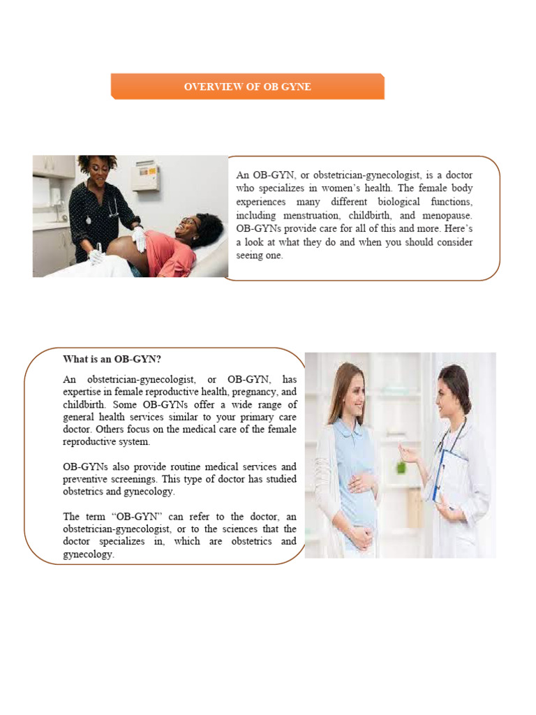Ob Gyn | PDF | Cervical Cancer | Obstetrics And Gynaecology