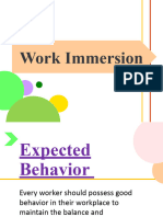Work Immersion PDF