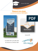 Rapport de stage à DESCAFORM Benjamin Feron relu CC