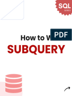 SQL Subquery PDF