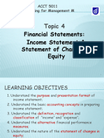 Topic 4 Income Statement 