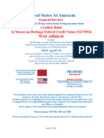 Creditor Bond - $1,000,000.00 Al Moroccan (AMERICAN) Heritage Federal Credit Union 231370526 - Bond-Created-April 24 - 2024