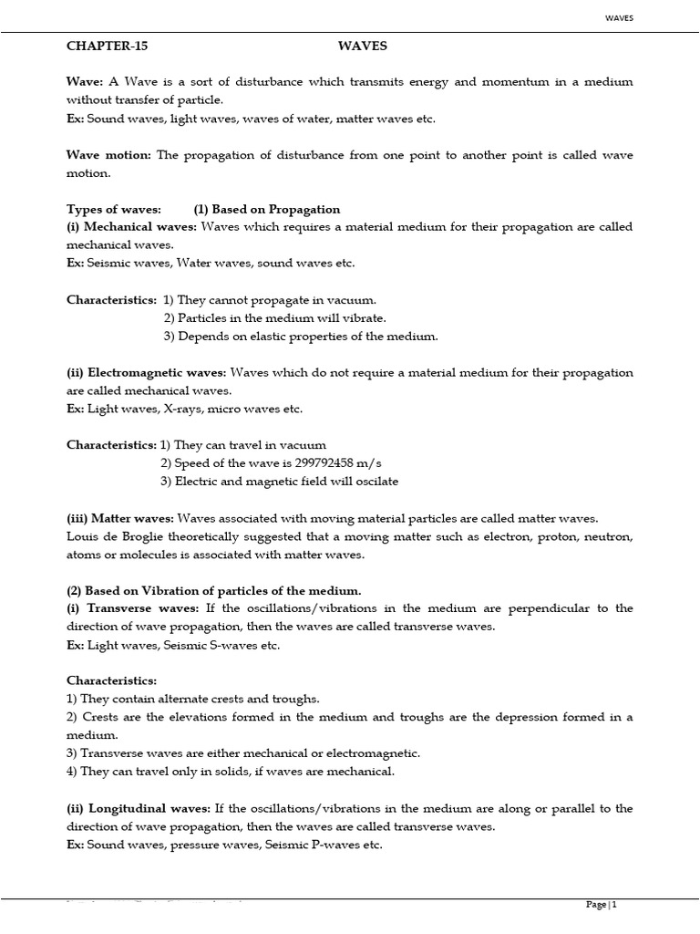 Waves Pdf Waves Normal Mode
