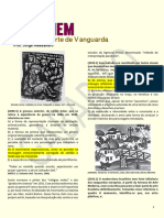 Literatura e Arte de Vanguarda - Como cai no Enem (GABARITO)