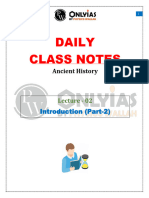 Ancient History 02 - Daily Class Notes