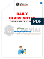 Environment 25 - Daily Class Notes