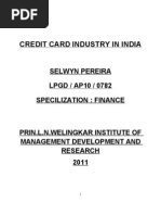 Download Credit Card Industry in India by Mandar Kadam SN72655396 doc pdf