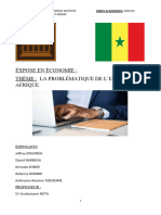 Problématique de l’Emploi en Afrique.