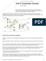 110 V To 310 V Converter Circuit - PCB HERO