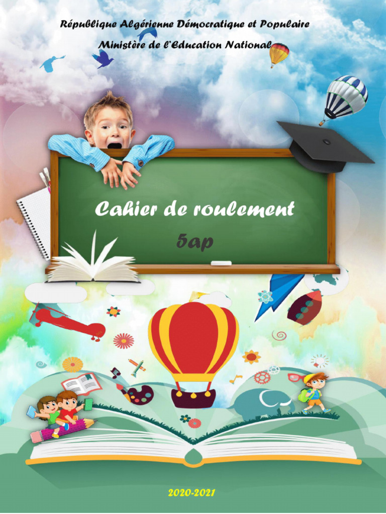 Cahier De Roulement Page De Garde Cahier de Roulement 5ap Petit Format | PDF