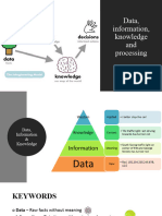 CH 1 Data, Information, Knowledge and Processing New Syllabus