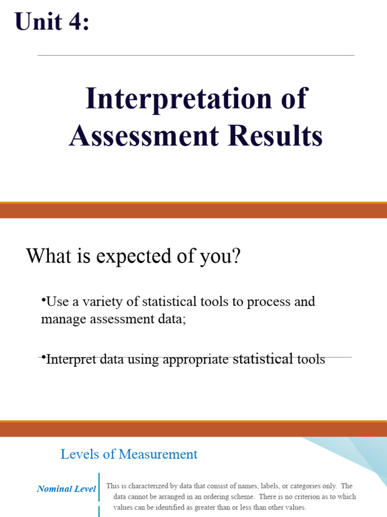 Statistical Data Interpretation Guide | PDF | Level Of Measurement ...