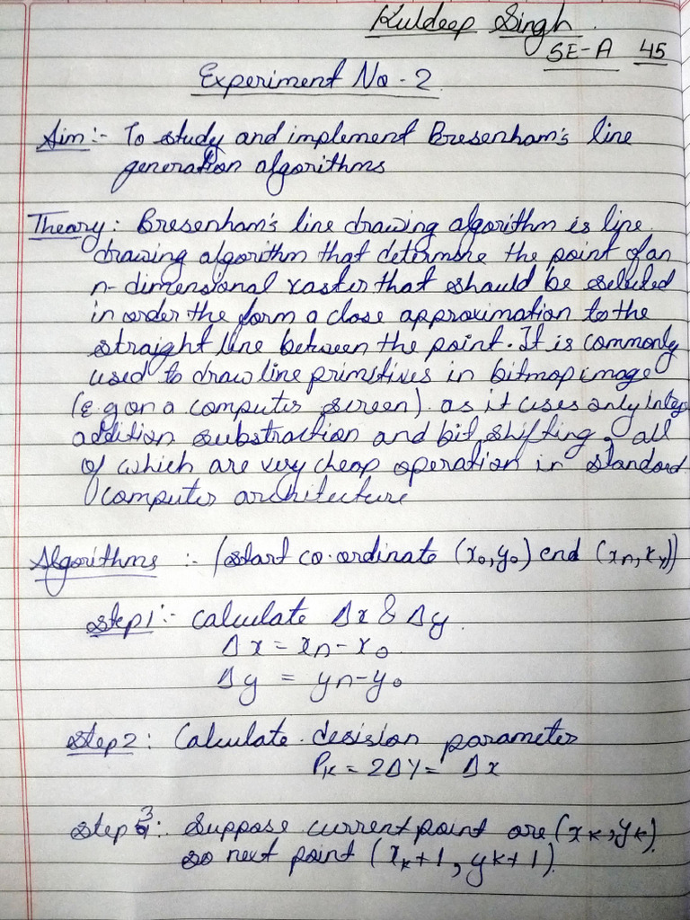 Cg Experiment 2 Theory Pdf