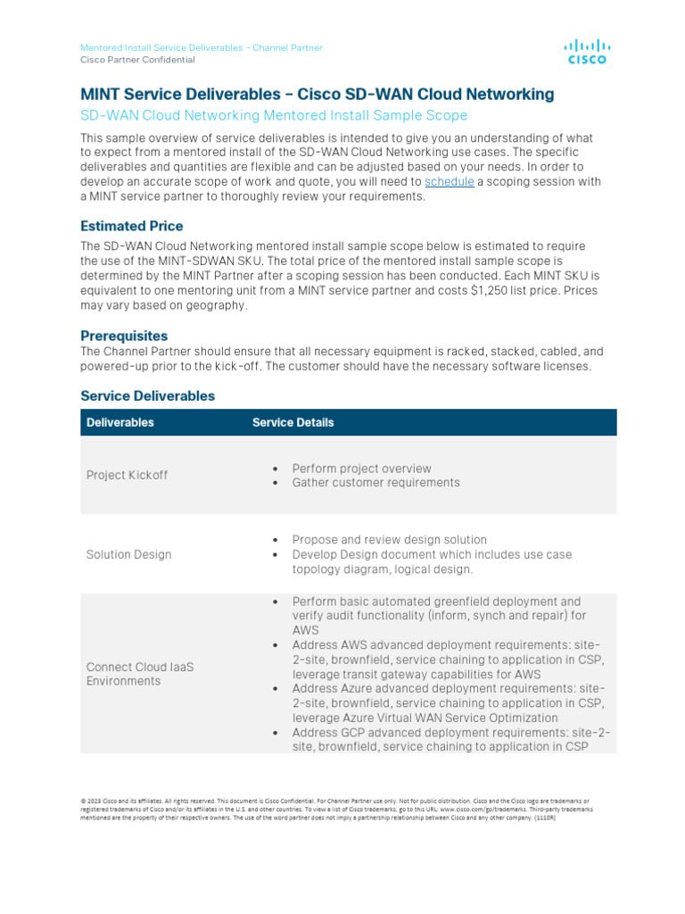 Cisco SD-WAN Mentored Install Guide | PDF | Cloud Computing | Microsoft ...