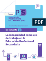 La Integralidad Como Eje de Trabajo en La Educación Profesional Secundaria