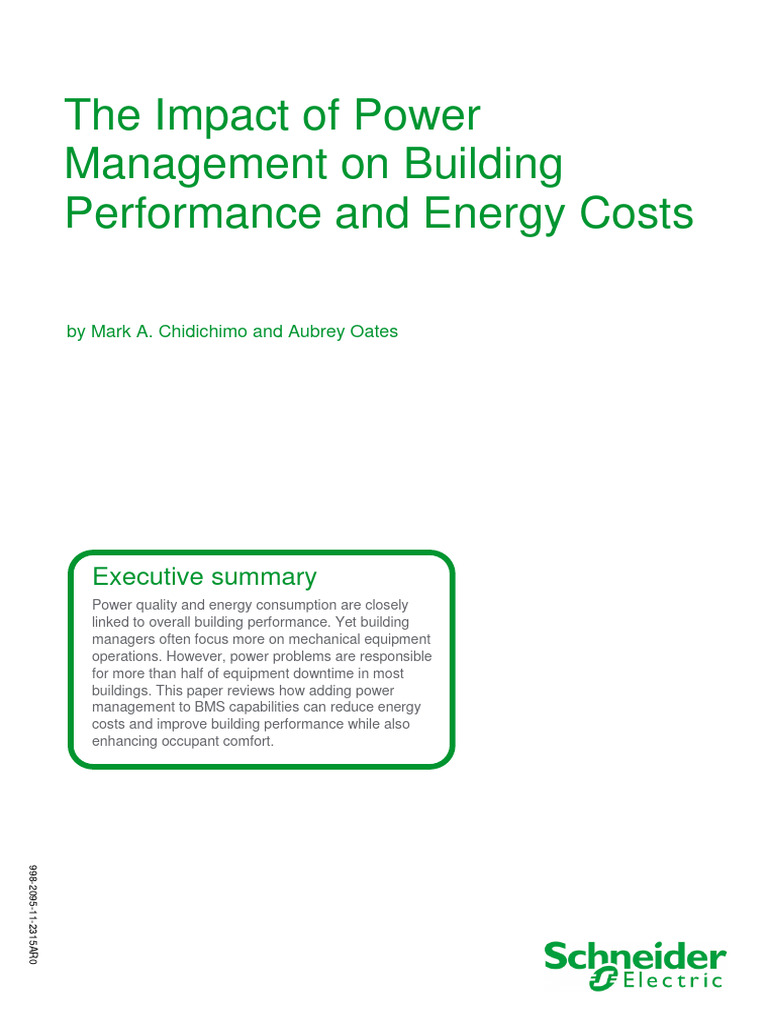 Power Management Boosts Building Efficiency | PDF | Green Building ...