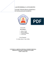 MAKALAH KELOMPOK 6 - Dampak Masif Tindak Pidana Korupsi & Investigasi Kasus Korupsi