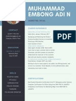 Muhammad Embong Adi N: Marketing, Retail