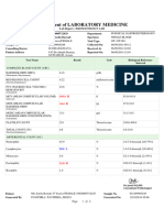 Department of LABORATORY MEDICINE Lab Re