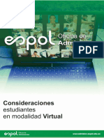 Consideraciones Estudiantes Virtuales