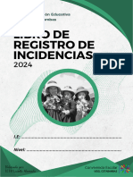 Libro de Registro de Incidencias 2024 - Ugel Cotabambas