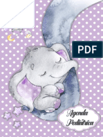 Agenda Pediatrica Elefante Violeta