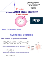 Lecture 2 Conduction Heat Transfer Radial Systems