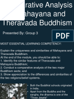Comparative Analysis of Mahayana and Theravada Buddhism