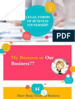 AGBUS300 - PPT03 - Legal Forms of Business