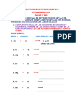 Practico de Reacciones Quimicas. Oxidos.24