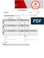 Formato Adición - Retiro de Asignaturas - Cambio de Grupo