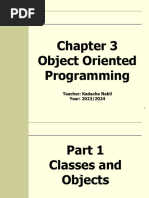 Chapter 3 Part1 - Object Oriented Programming 